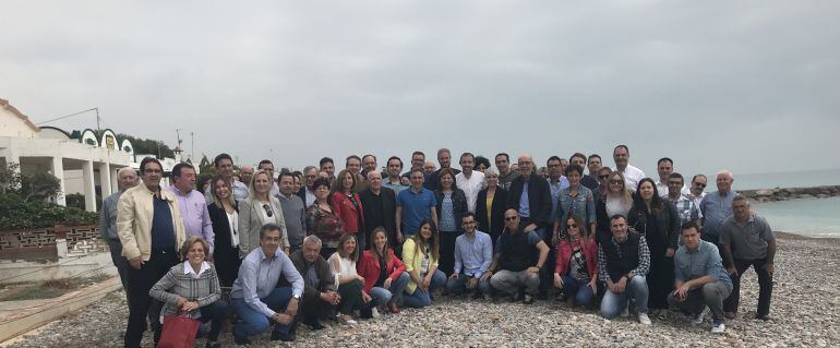 Isabel Bonig, esta mañana, en un almuerzo con militantes y simpatizantes en Moncofa