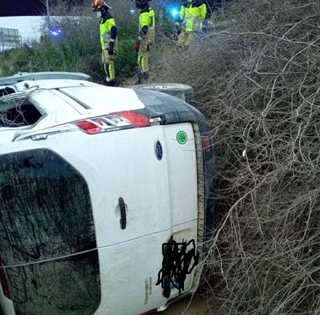 El bebé muerto en un accidente en Cartagena viajaba en brazos de la copiloto