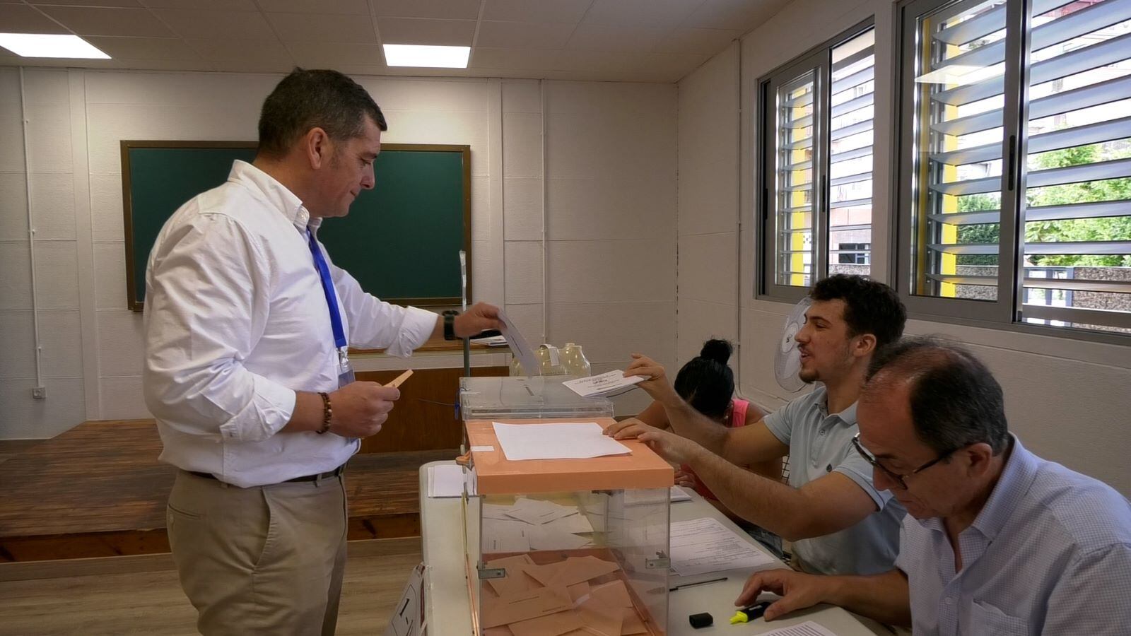 Votación del candidato del PP de Úbeda