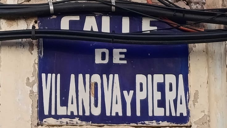 En la sección de Callejeando hablamos de la calle del paleontólogo Vilanova y Piera en Nazaret