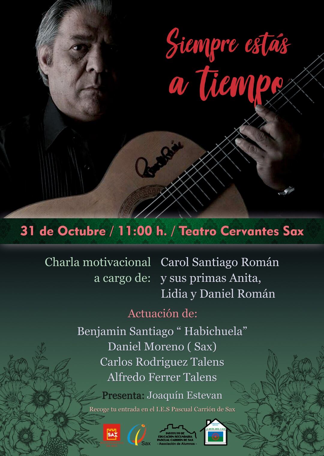 Carol Santiago ofrecerá una charla a los gitanos de Sax sobre la importancia de la educación para el desarrollo