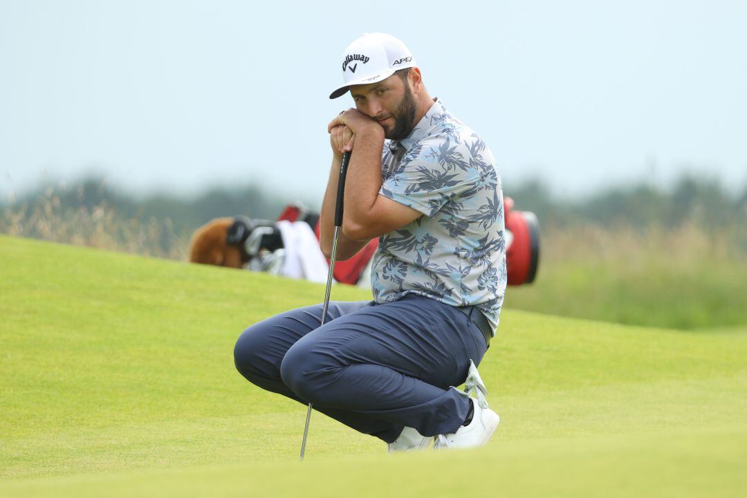 Jon Rahm en plena competición