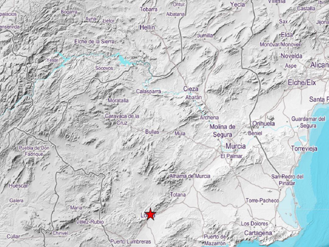 Terremoto de 2,6 en Lorca