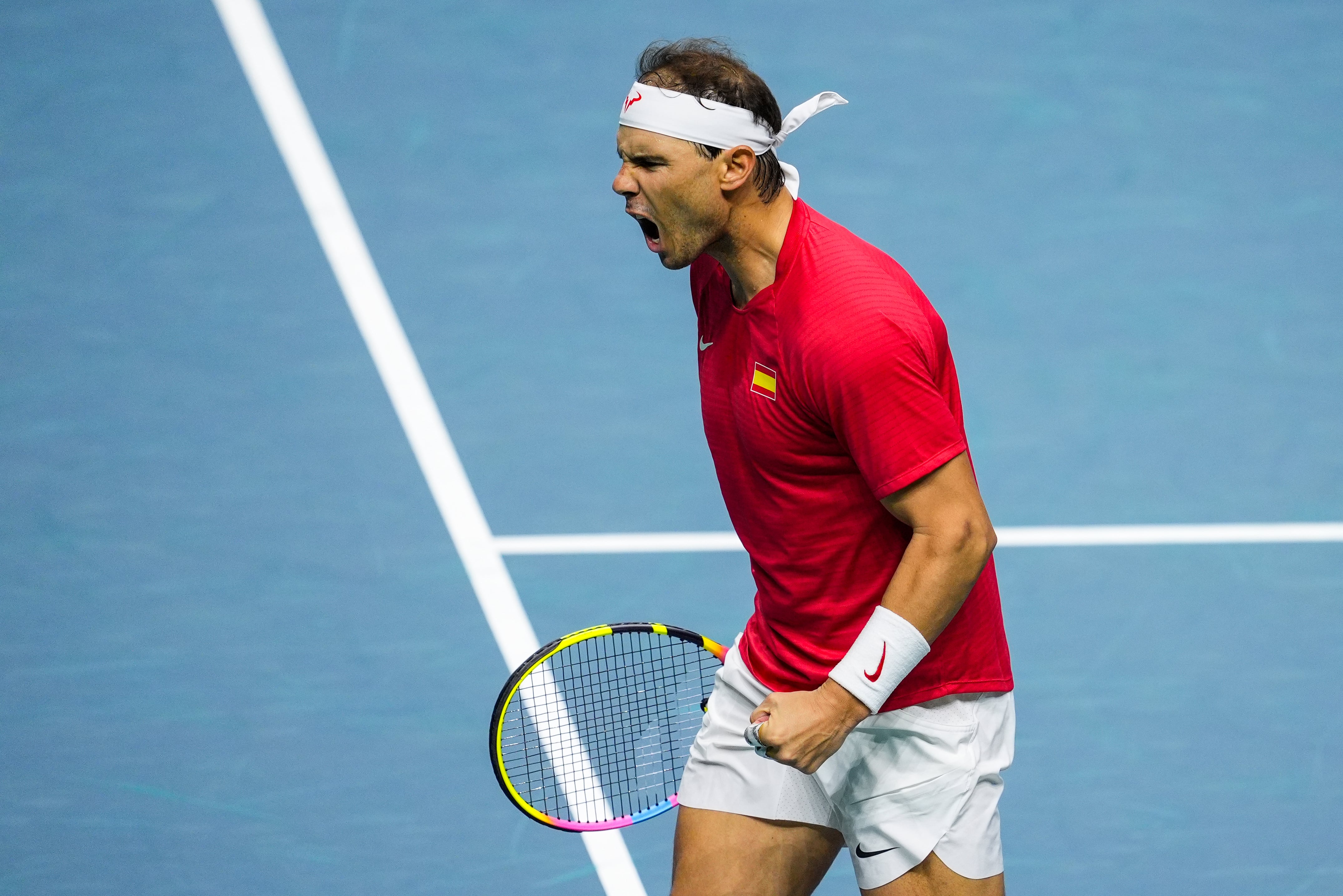 Rafael Nadal juega su último partido profesional de tenis