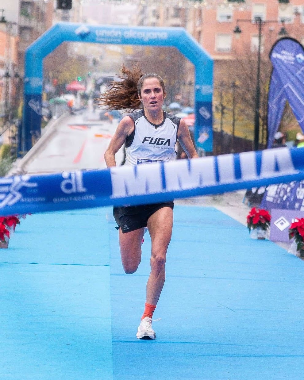 María Fuentes ganadora de la carrera