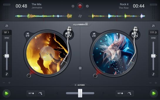 Con la app ‘djay 2’ puedes mezclar canciones en tu móvil o tablet