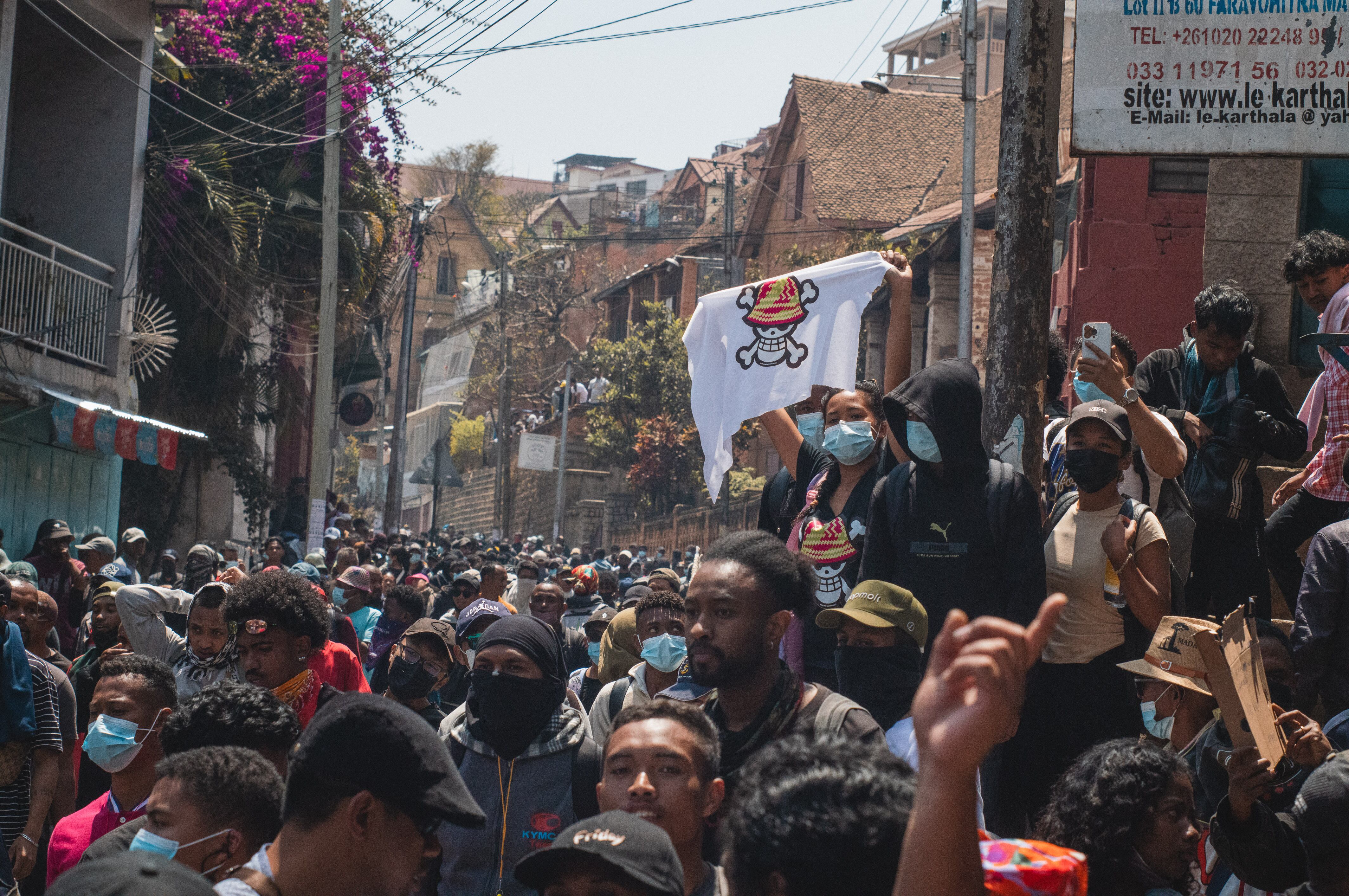 Ola de protestas en Madagascar.