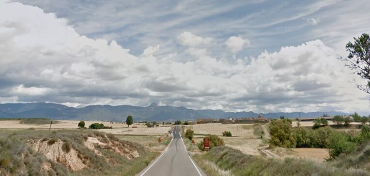 Imagen de la A-1207 donde ocurría el suceso