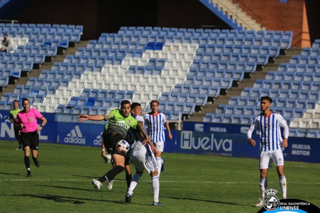 Un momento del partido.