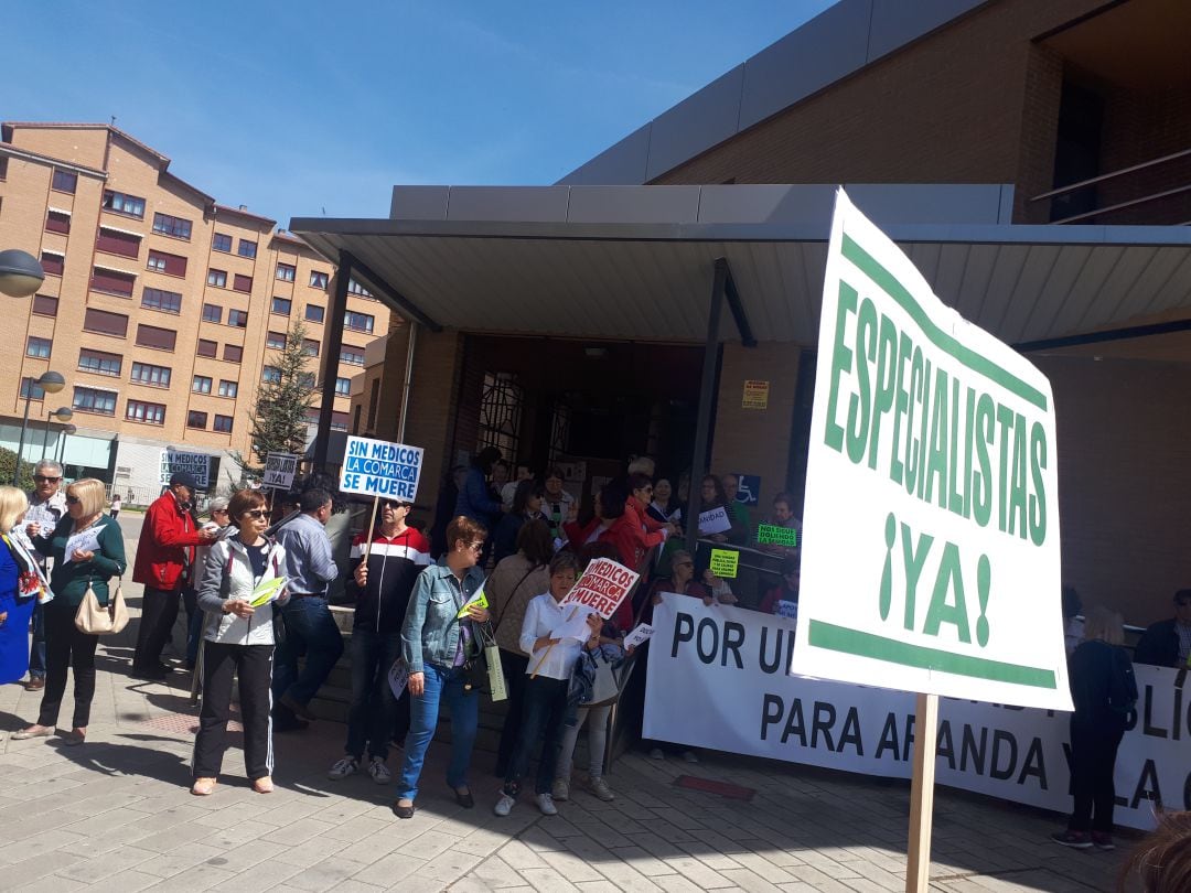 Concentración en el Centro de Salud Sur
