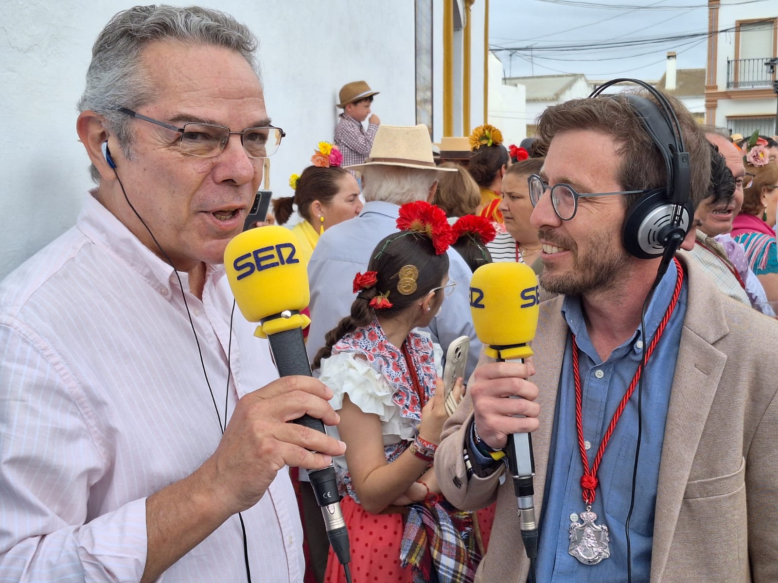 Francisco Toscano y Salomón Hachuel desde Villamanrique de la Condesa