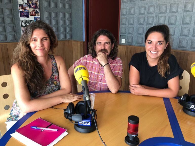 Luciana Aversa, Alberto Ferrer y Noemí Martínez