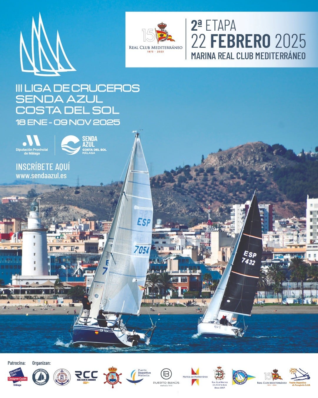 La Liga de Cruceros, organizada por el Club Mediterráneo de Málaga