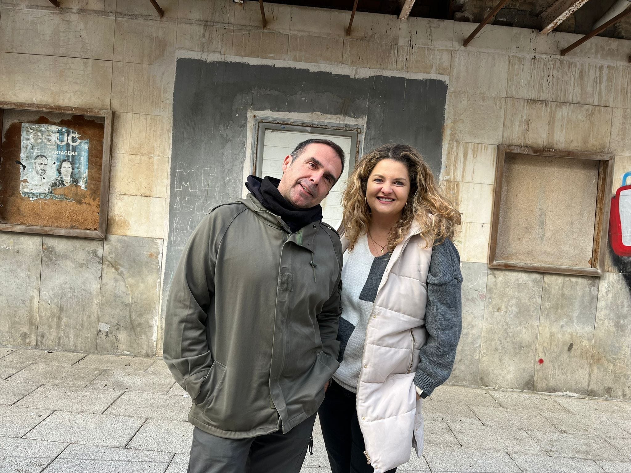Situación del Cine Central de Cartagena, con Nacho Ros y Cristina Roca, del Festival Internacional de Cine de la ciudad