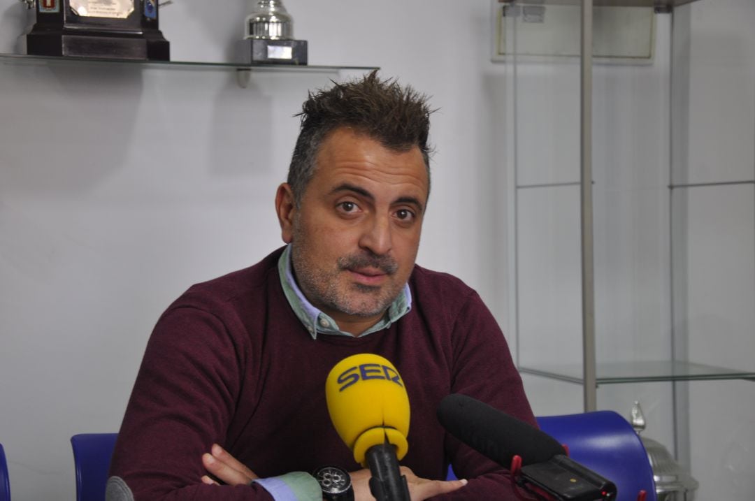 Joaquín Poveda, entrenador del Xerez CD
