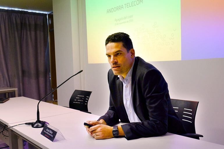 El director de Relació amb el Client d'Andorra Telecom, Josep Vilana