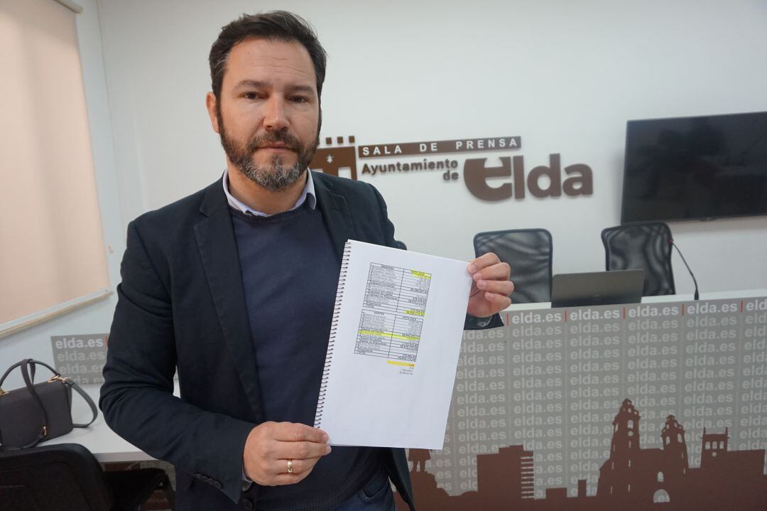 El portavoz del PP en Elda, Fran Muñoz