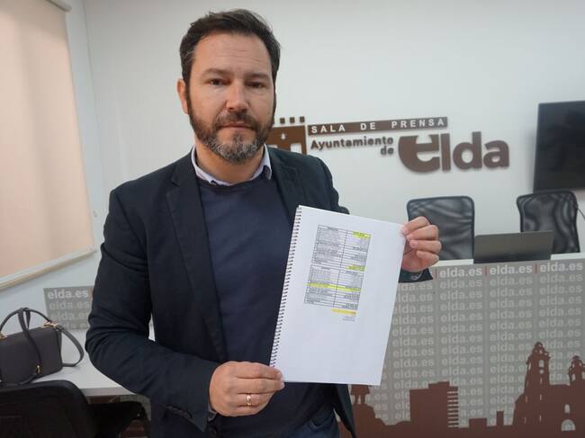 El portavoz del PP en Elda, Fran Muñoz