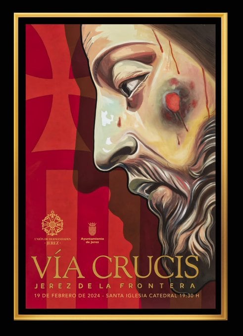 Imagen del Señor del Consuelo que presidirá el Vía Crucis de la Unión de Hermandades de Jerez