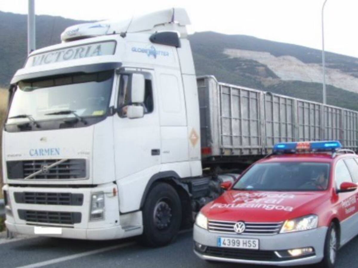 Denunciado en Imarcoain un camionero por cuadruplicar la tasa de alcoholemia