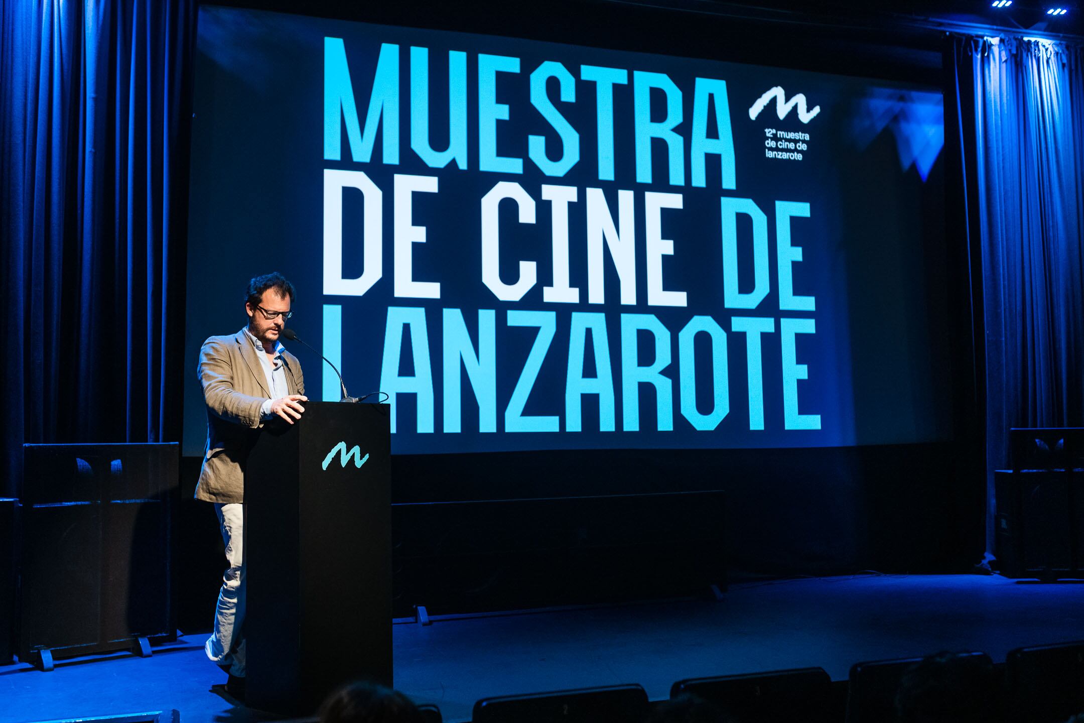 Javier Fuentes, director de la muestra, durante la clausura.