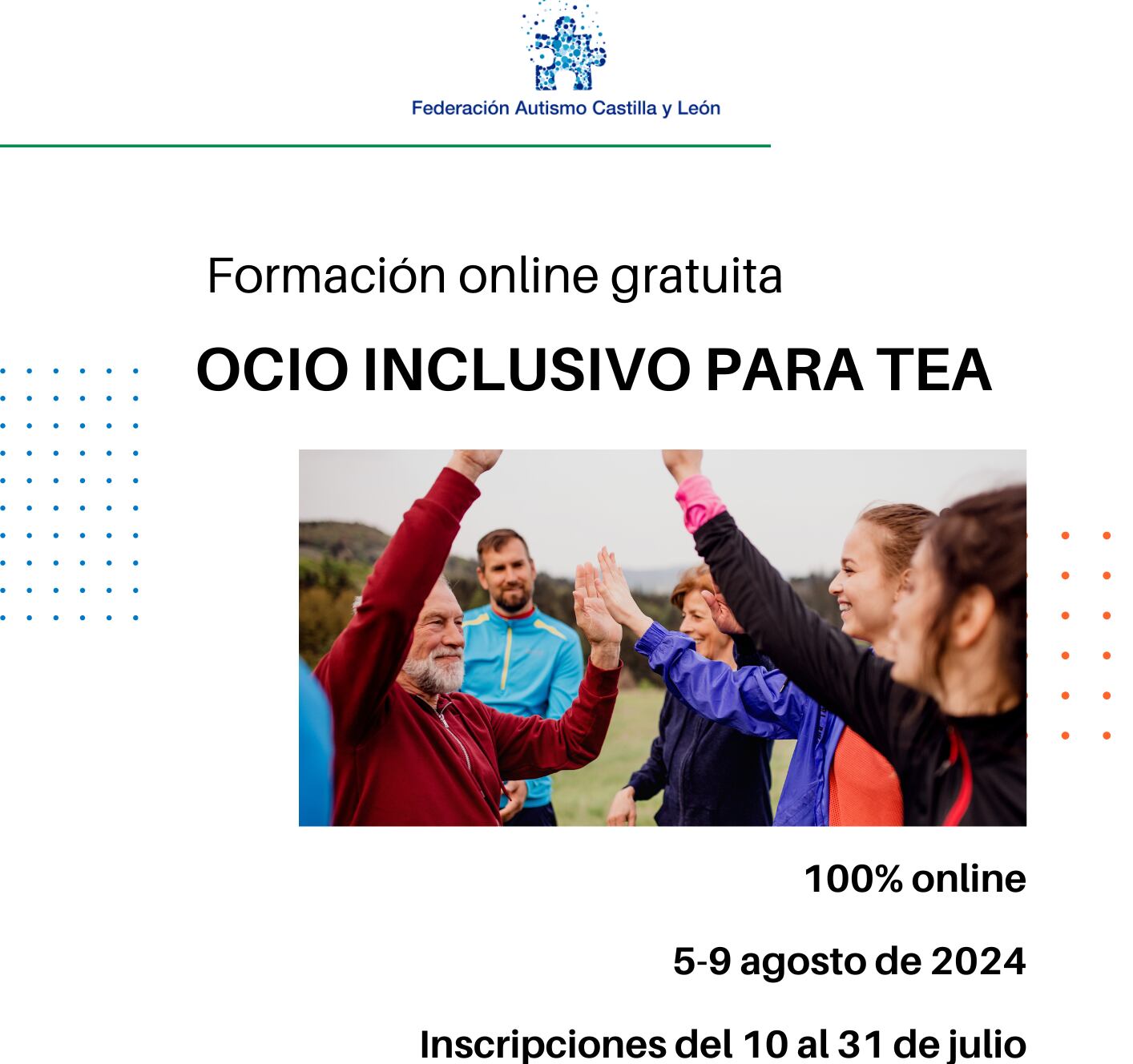 Autismo Castilla y León imparte un curso online gratuito para adaptar el ocio al colectivo autista