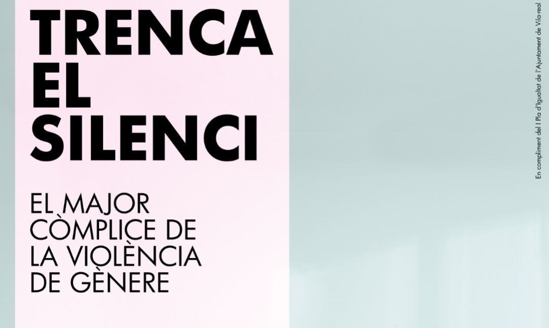 Igualdad anima a romper el silencio ante la violencia de género con una campaña con motivo del 25-N