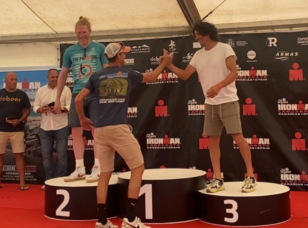 Javier Corroto, bronce en el Iron Man de Lanzarote