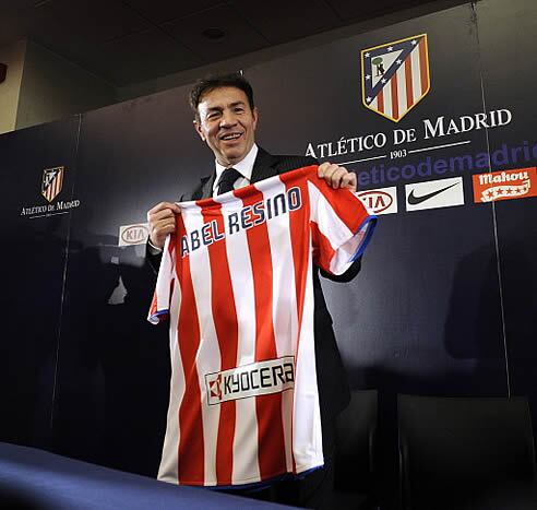 Abel, en la presentación como nuevo técnico rojiblanco