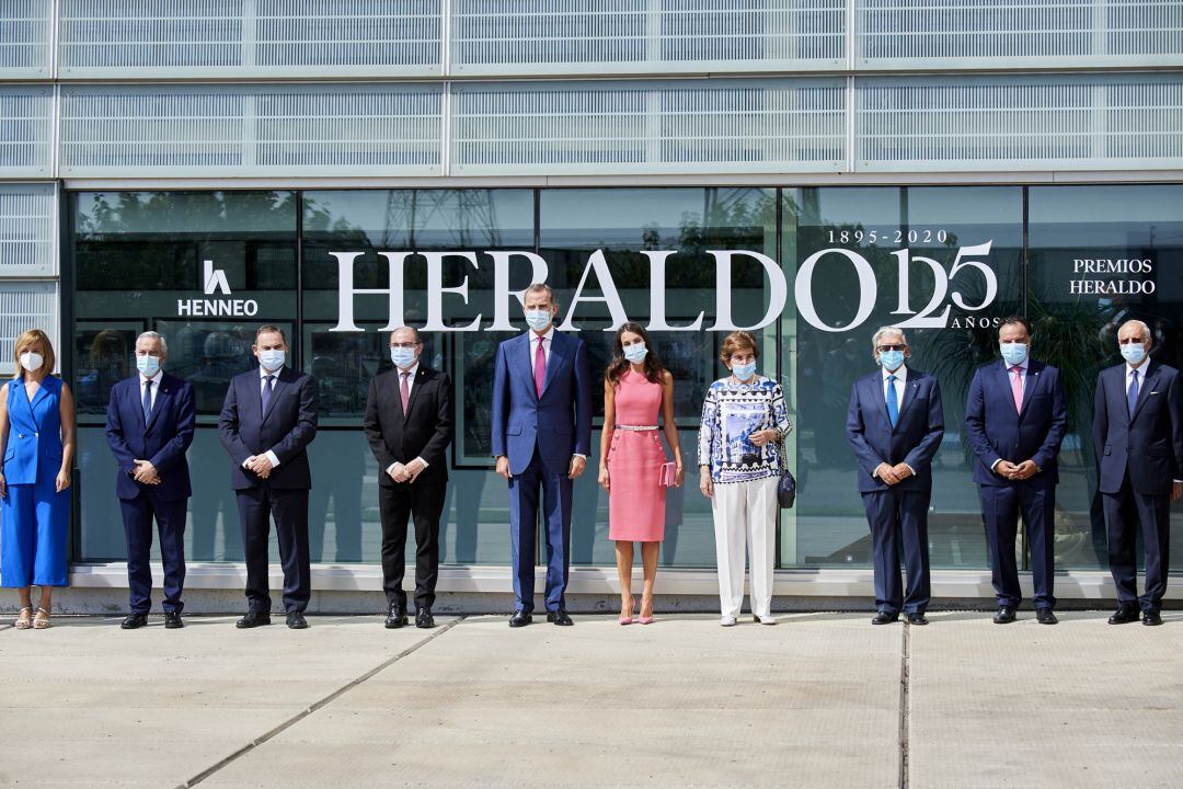 Felipe VI preside el 125 aniversario de Heraldo de Aragón