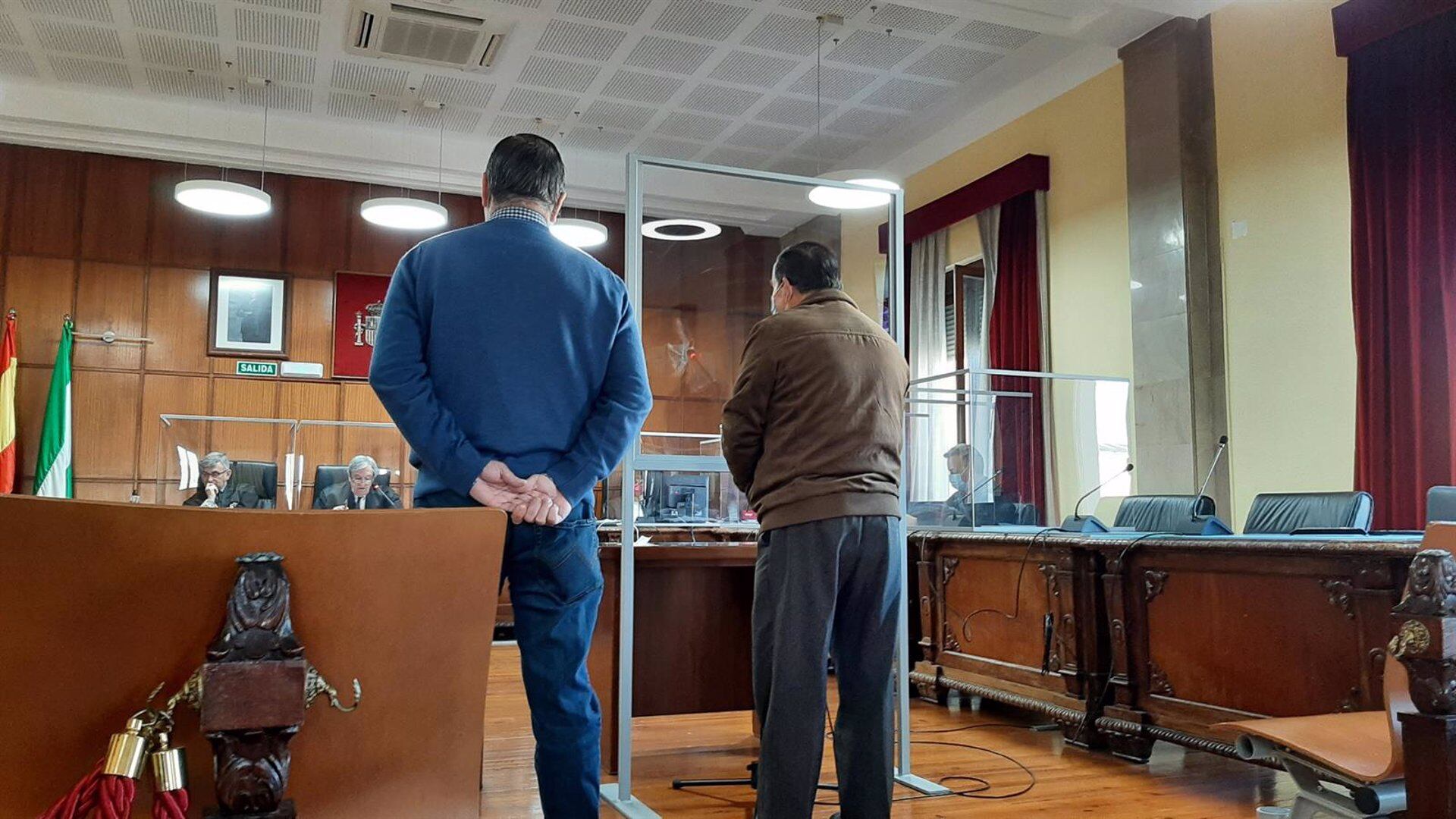 El acusado declarando en la Audiencia Provincial de Jaén.
