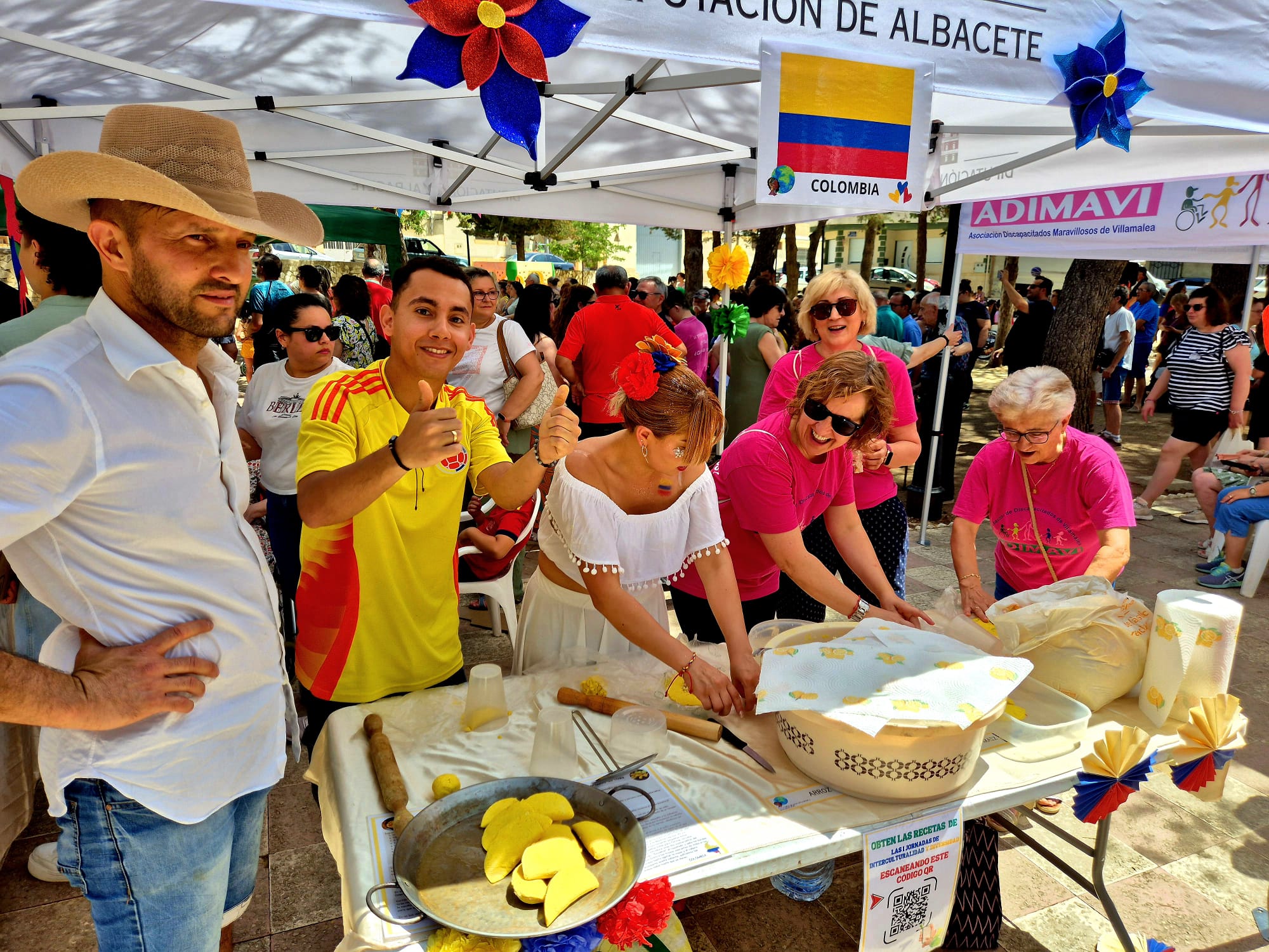 Jornada intercultural celebrada en Villamalea (Albacete), en una imagen cedida por el Ayuntamiento
