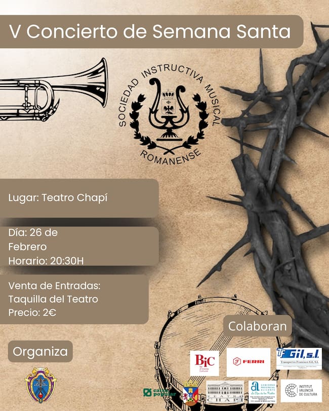 Cartel del concierto