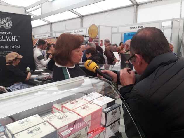 Jornada inaugural de la Feria de la Anchoa en Santoña.