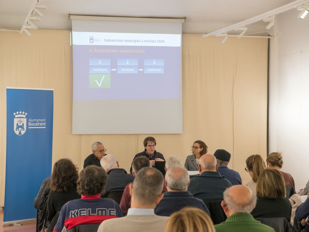 Bocairent destina más de 224.000 euros en ayudas a 63 entidades locales para 2026