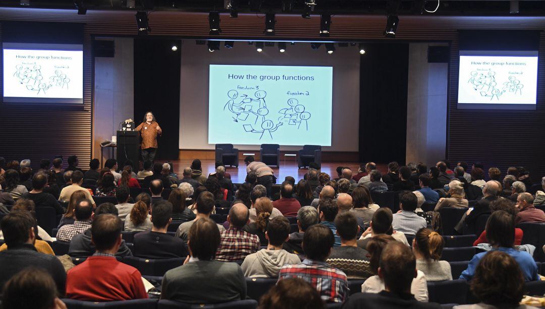 Charla de Richard Stallman en el Foro de la Cultura de Burgos