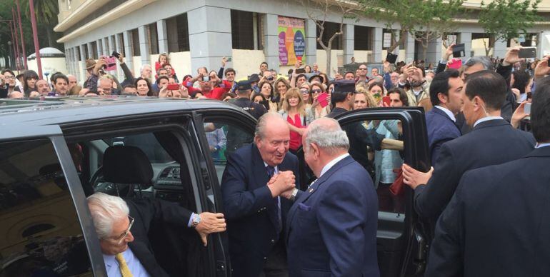 El Rey emérito Juan Carlos estuvo en Jerez 