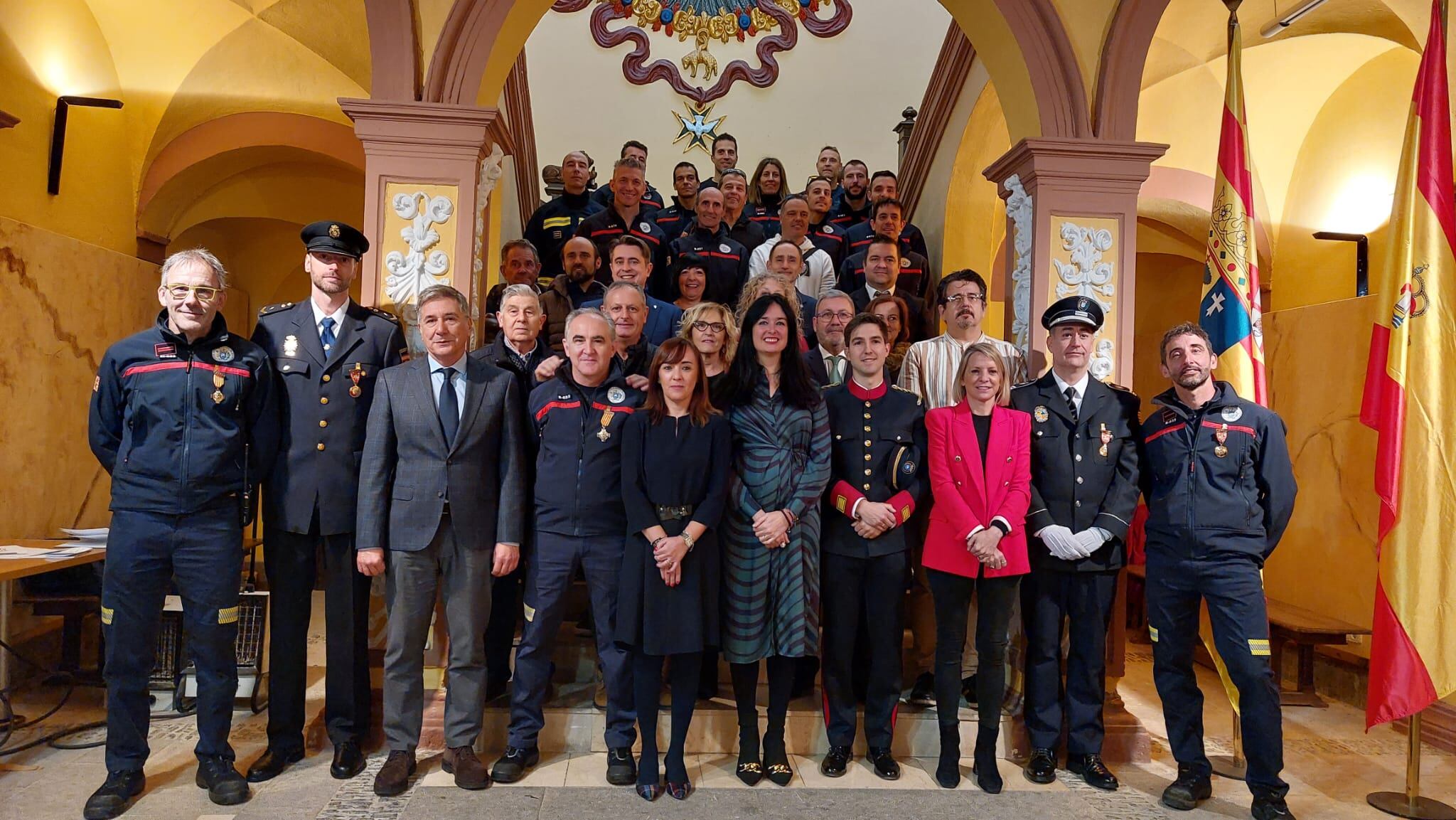 Foto grupo festividad Bomberos