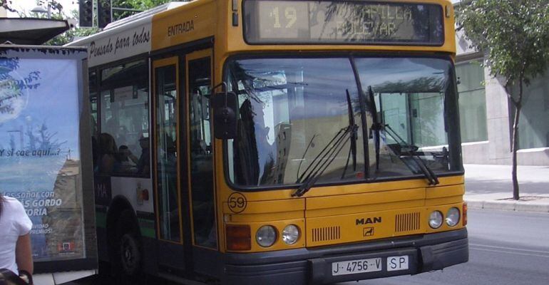 Autobús urbano de Jaén.
