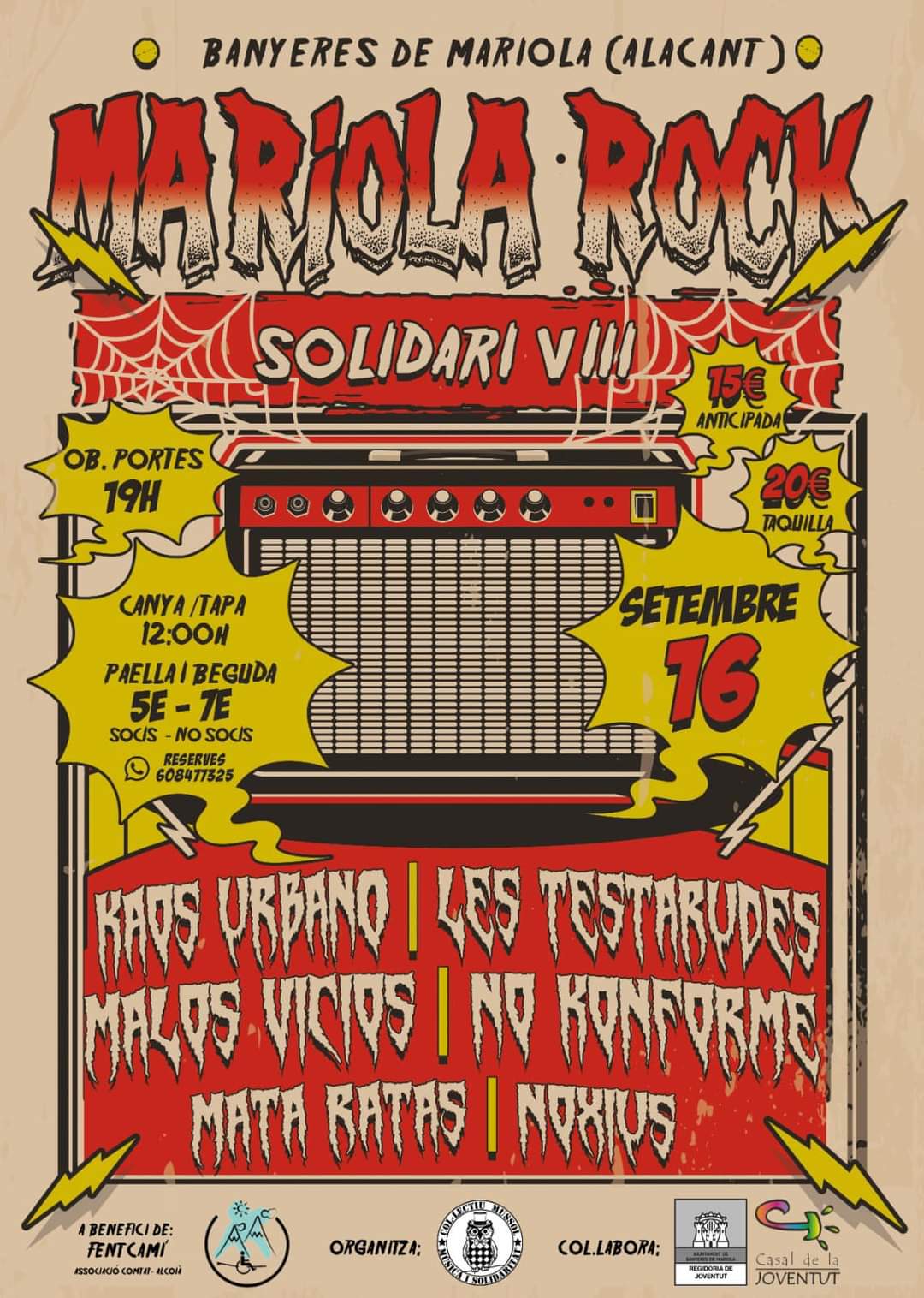 Cartel del Mariola Rock Solidari