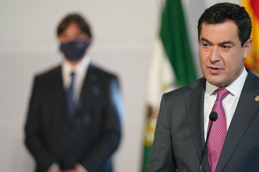 El presidente de la Junta de Andalucía, Juanma Moreno.