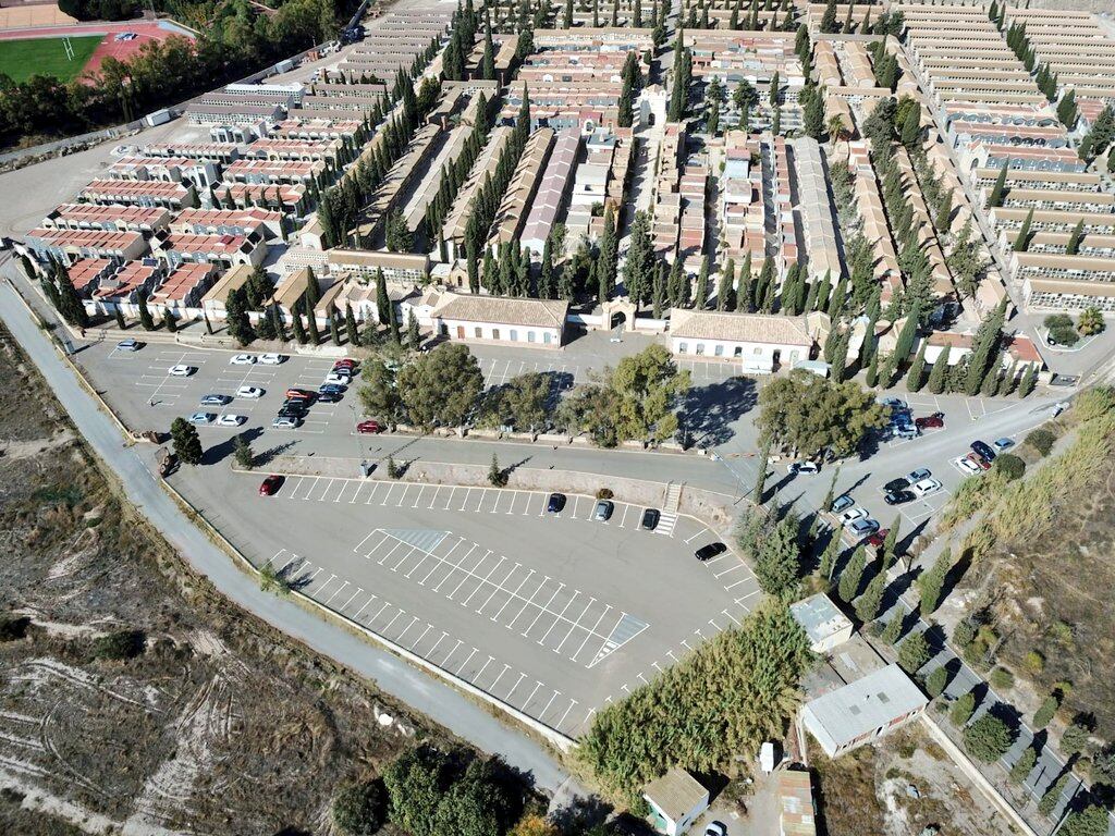 Vistas aéreas del cementerio de San Clemente de Lorca