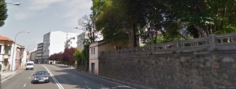 Nacional VI a su paso por Perillo.