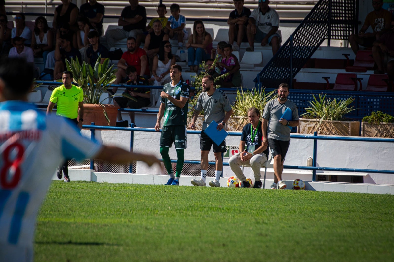 Mauro Lucero durante su último partido con el Xerez DFC
