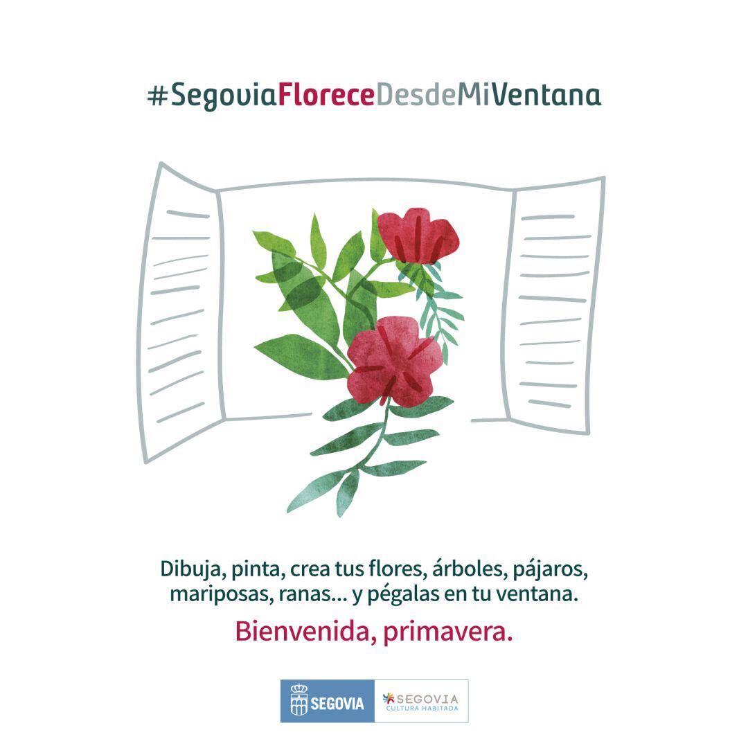 El Ayuntamiento de Segovia lanza la campaña #SegoviaFloreceDesdeMiVentana