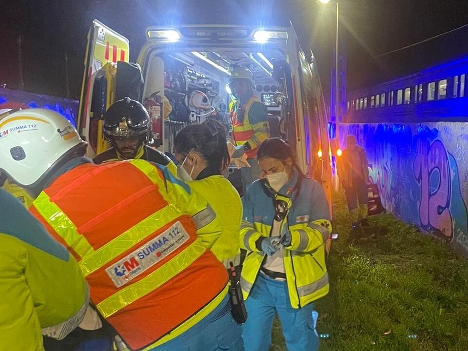 En la intervención han participado efectivos de Emergencias112, bomberos de Fuenlabrada, Policía Nacional y Policía local del municipio.