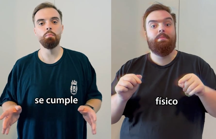 Imagen del cambio físico de Ibai.