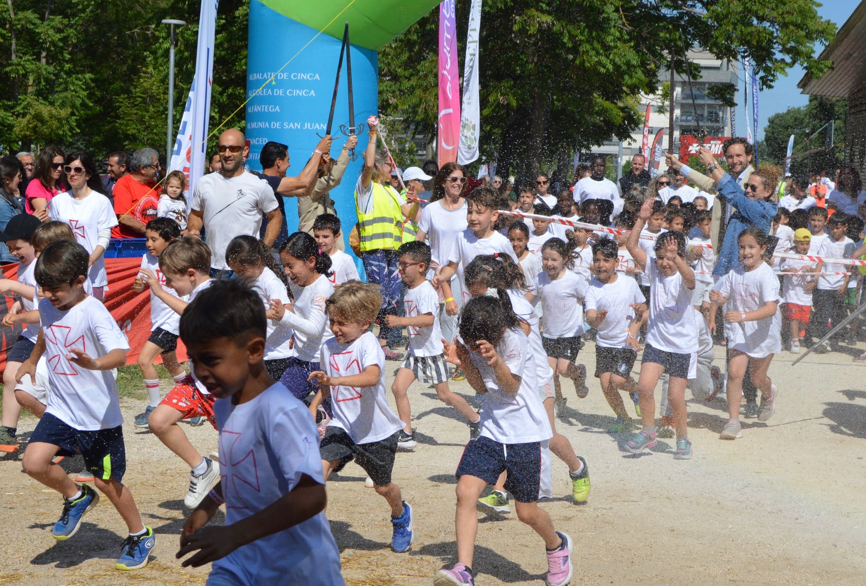 La Templar Escolar ha reunido a 2.200 alumnos. Foto: Ayuntamiento de Monzón