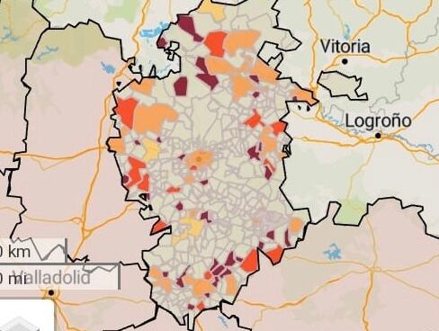 Mapa de incidencia