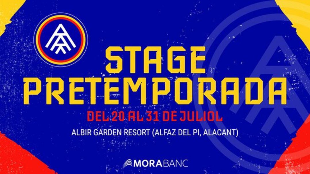 La plantilla tricolor ha programant diferents partits amistosos fins a final de mes.